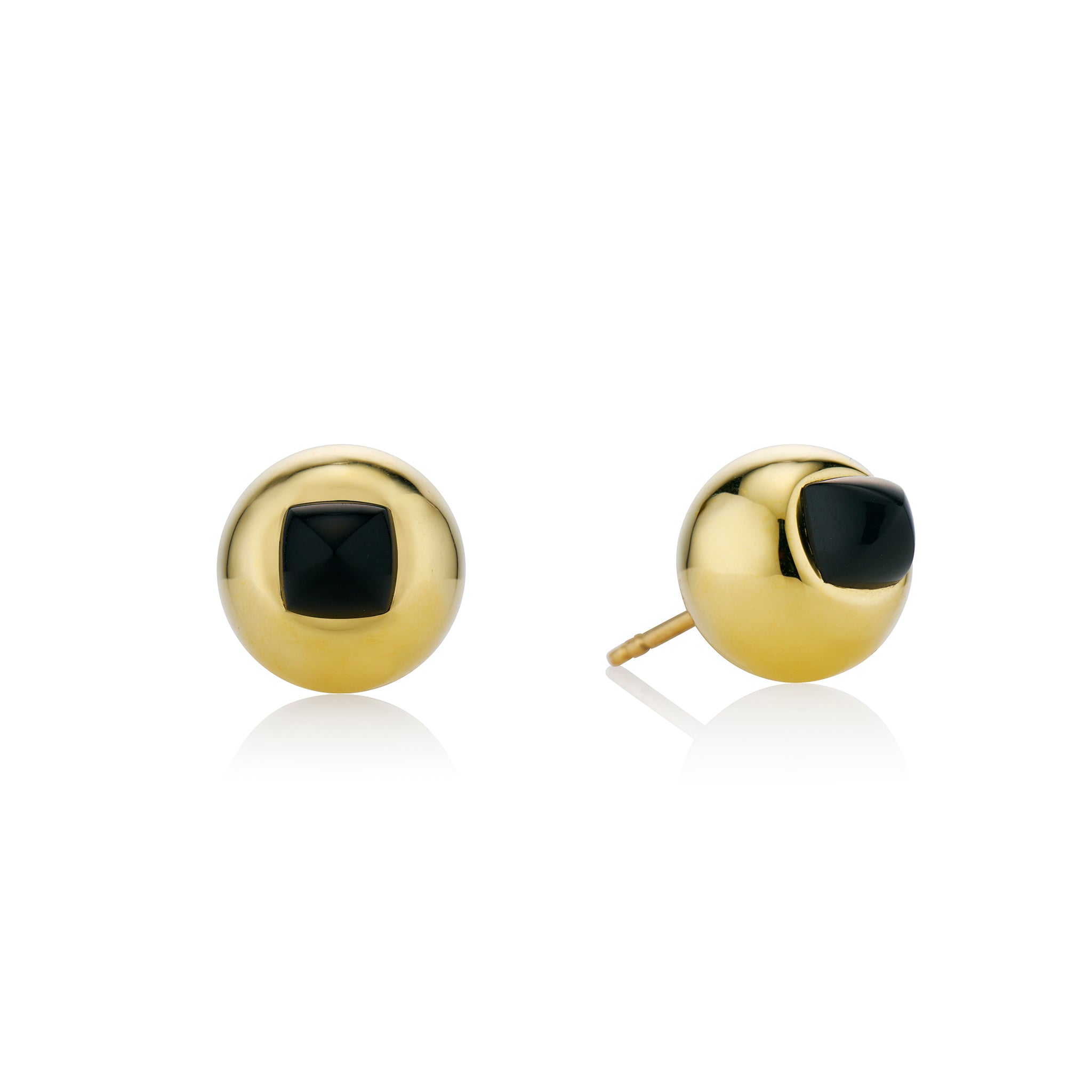 12mm Onyx Sugarloaf Studs